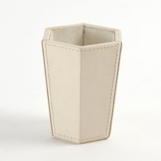 Tiffany Pencil Cup-Milk Leather