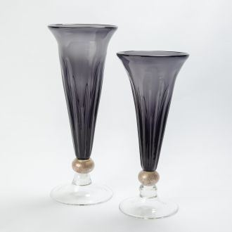 Trumpet Vase-Grey