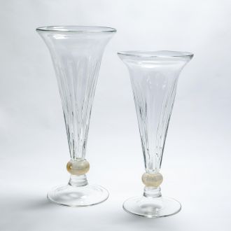 Trumpet Vase-Clear