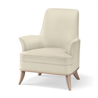 Jackie Chair-Grey-Milk Leather