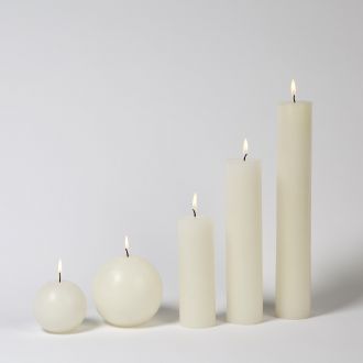 Pillar Candle-Unscented-2  x 6
