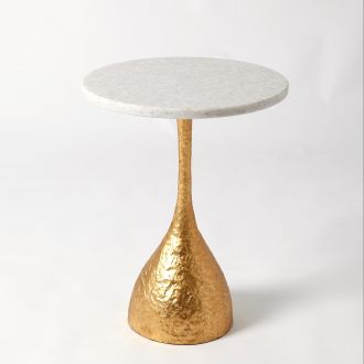 Goblet Table-Gold Leaf
