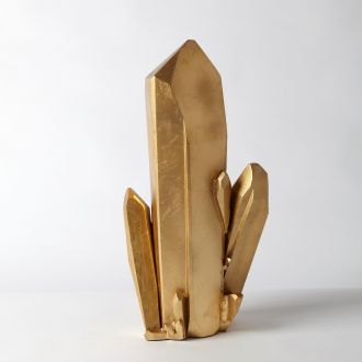 Stone Sculpture-Gold Leaf