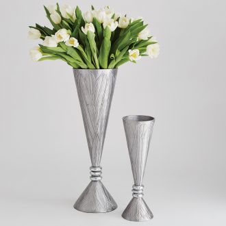 Leaf Vase-Nickel