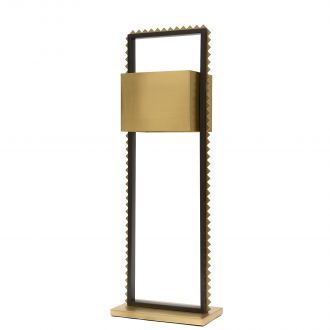 Chancy Floor Lamp-Satin Brass/Bronze