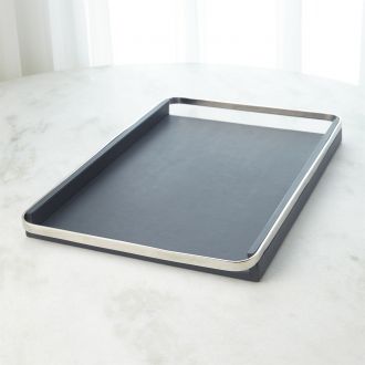 Avery Serving Tray-Fossil-Lg