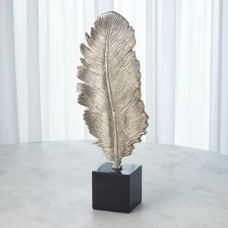 Feather Quill Sculpture-Silver