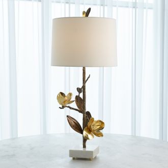 Magnolia Flower Table Lamp