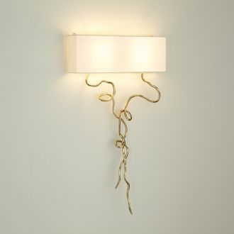 Morning Glory Wall Sconce-HW-Brass