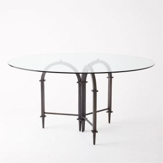 Acquedotto Table W/60  Glass Top