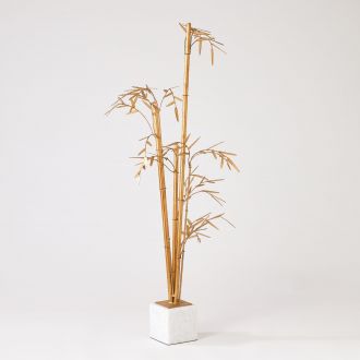 Bamboo Sculpture-Gold Leaf