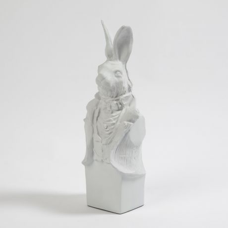 Rabbit in Tux-Matte White